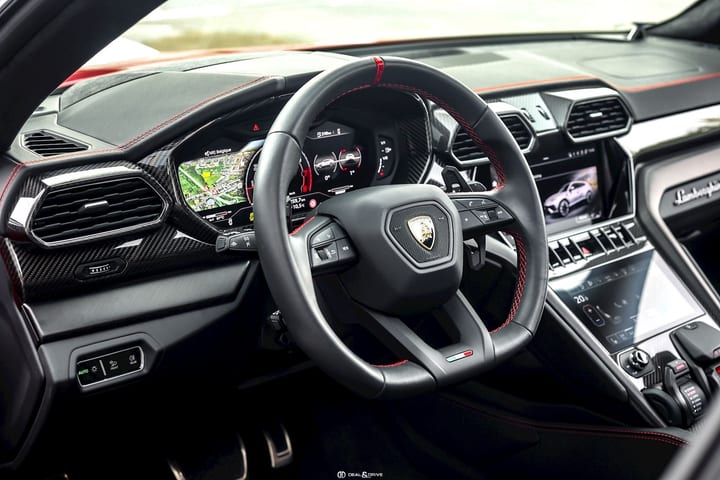 URUS 4.0 V8 S (666 CH) - ROSSO EFESTO - WARRANTY 05/2028 — photo 10/15