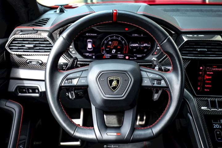 URUS 4.0 V8 S (666 CH) - ROSSO EFESTO - WARRANTY 05/2028 — photo 13/15