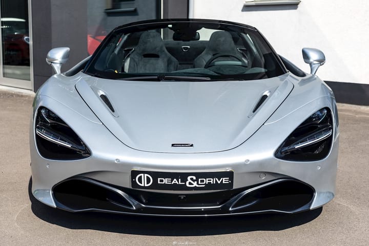 720S SPIDER 4.0 V8 720 – PACK STEALTH - FULL XPEL - SUPERNOVA SILVER ELITE PAINT — photo 5/15