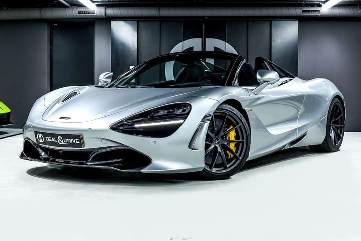 720S SPIDER 4.0 V8 720 – PACK STEALTH - FULL XPEL - SUPERNOVA SILVER ELITE PAINT — photo 9/15