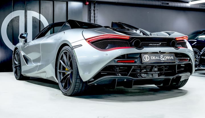 720S SPIDER 4.0 V8 720 – PACK STEALTH - FULL XPEL - SUPERNOVA SILVER ELITE PAINT — photo 11/15