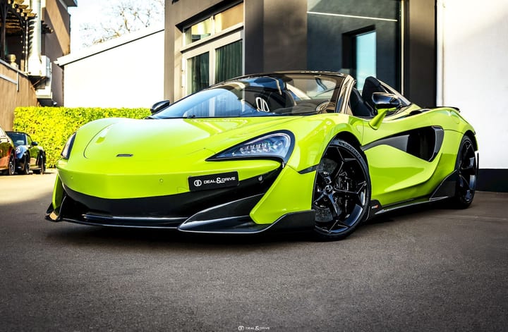 600LT SPIDER 3.8 V8 600 – PPF - LIME GREEN ELITE PAINT — photo 1/15