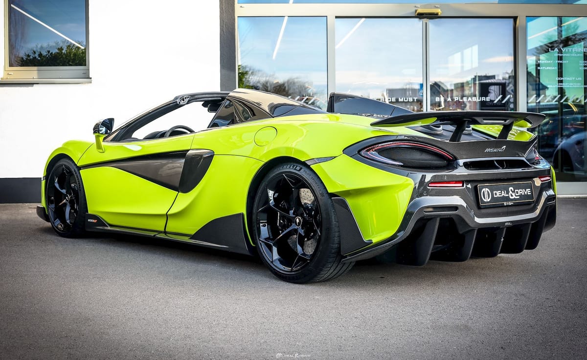 600LT SPIDER 3.8 V8 600 – PPF - LIME GREEN ELITE PAINT — photo 3/15