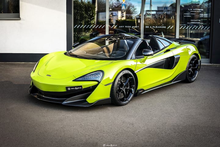 600LT SPIDER 3.8 V8 600 – PPF - LIME GREEN ELITE PAINT — photo 6/15