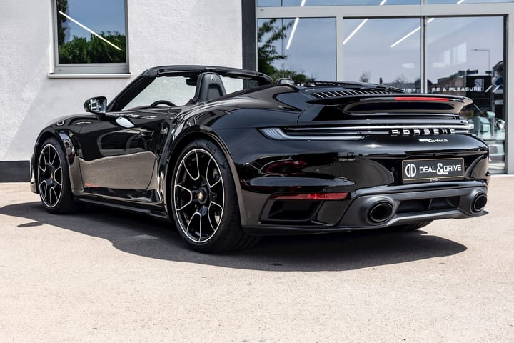 911 (992.1) TURBO S CABRIOLET PDK (650 CH) – BLACK – PPF — photo 3/15