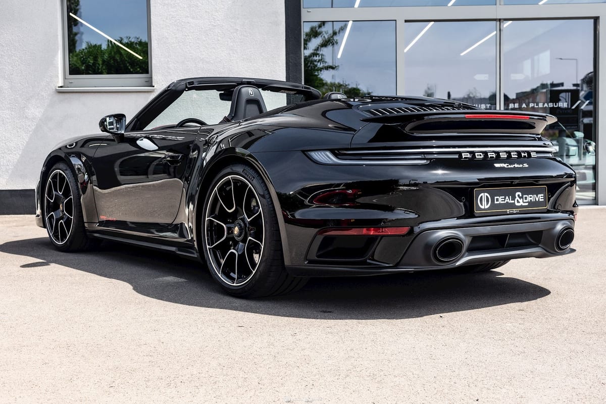 911 (992.1) TURBO S CABRIOLET PDK (650 CH) – BLACK – PPF — photo 3/15