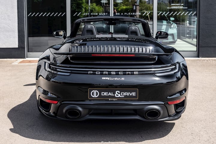 911 (992.1) TURBO S CABRIOLET PDK (650 CH) – BLACK – PPF — photo 4/15