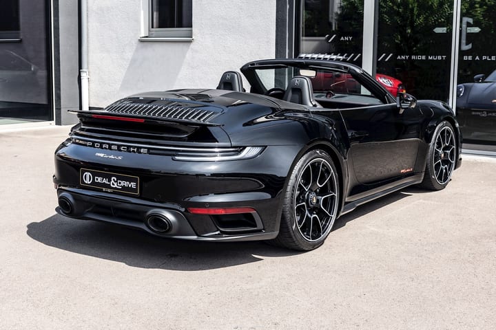 911 (992.1) TURBO S CABRIOLET PDK (650 CH) – BLACK – PPF — photo 6/15