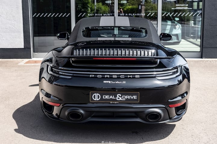 911 (992.1) TURBO S CABRIOLET PDK (650 CH) – BLACK – PPF — photo 8/15