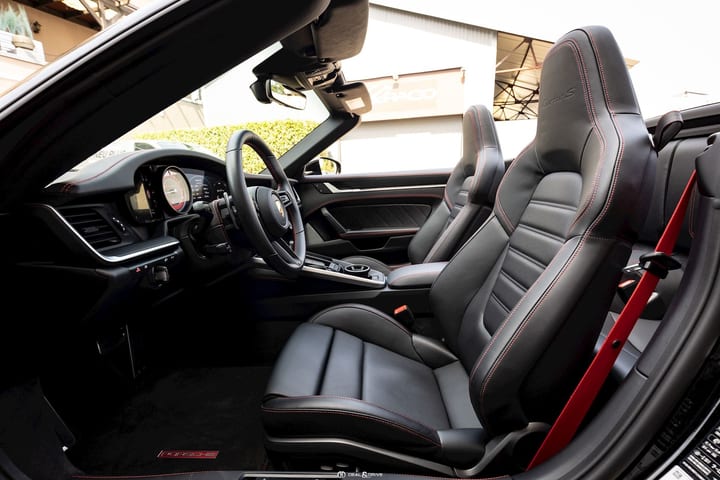 911 (992.1) TURBO S CABRIOLET PDK (650 CH) – BLACK – PPF — photo 14/15