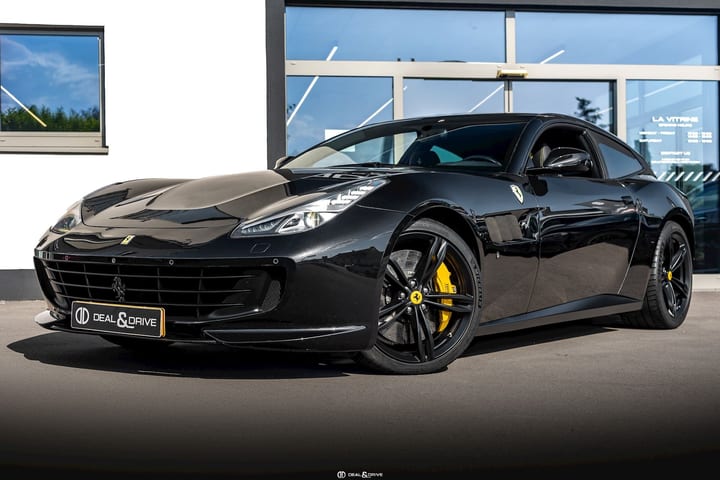 GTC 4 LUSSO 6.3 V12 (690 CH) - NEW FERRARI POWER 12M - NERO DAYTONA - IMMAT FR. - PPF — photo 1/15