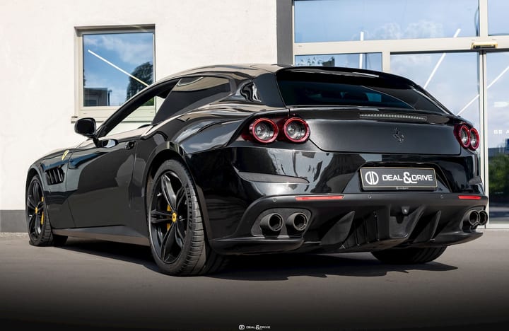 GTC 4 LUSSO 6.3 V12 (690 CH) - NEW FERRARI POWER 12M - NERO DAYTONA - IMMAT FR. - PPF — photo 3/15