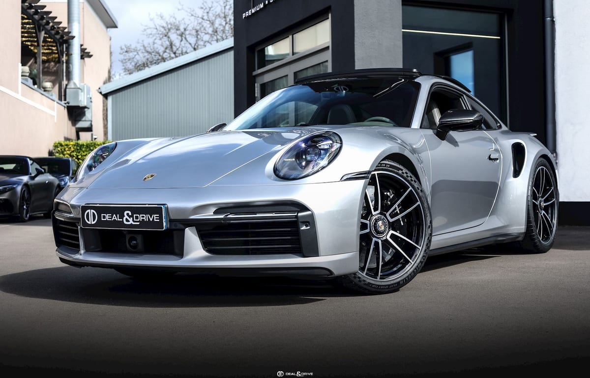 911 (992.1) TURBO S COUPE PDK – GT-SILVER – IMMAT FR. - PORSCHE APPROVED 01/2029 - PPF — photo 1/15