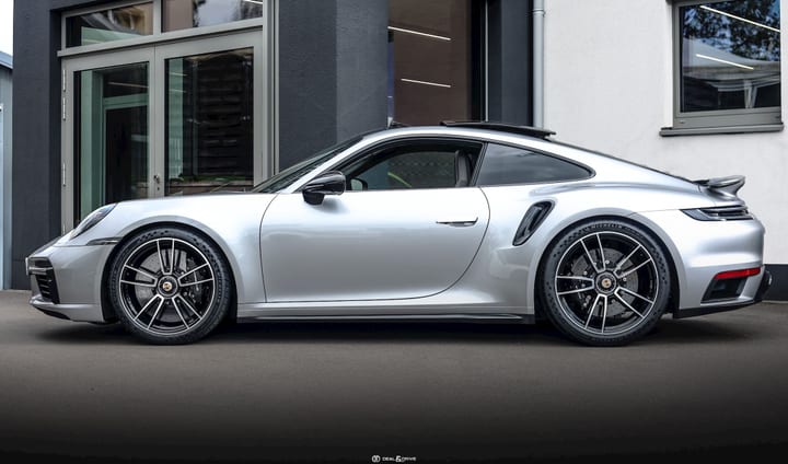 911 (992.1) TURBO S COUPE PDK – GT-SILVER – IMMAT FR. - PORSCHE APPROVED 01/2029 - PPF — photo 2/15
