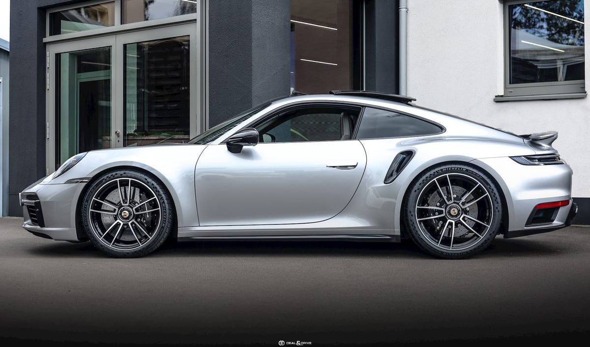911 (992.1) TURBO S COUPE PDK – GT-SILVER – IMMAT FR. - PORSCHE APPROVED 01/2029 - PPF — photo 2/15
