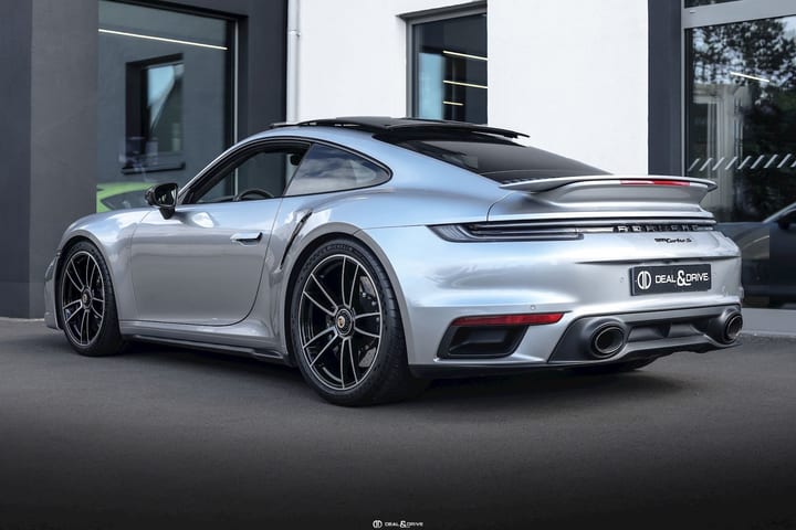 911 (992.1) TURBO S COUPE PDK – GT-SILVER – IMMAT FR. - PORSCHE APPROVED 01/2029 - PPF — photo 3/15