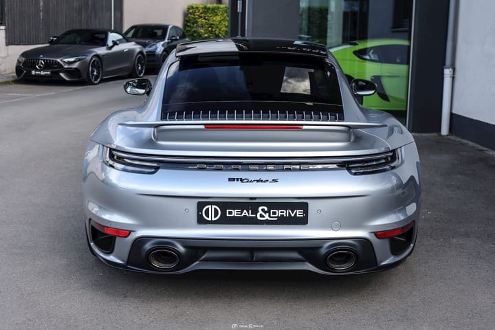 911 (992.1) TURBO S COUPE PDK – GT-SILVER – IMMAT FR. - PORSCHE APPROVED 01/2029 - PPF — photo 5/15
