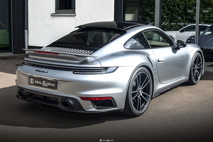 911 (992.1) TURBO S COUPE PDK – GT-SILVER – IMMAT FR. - PORSCHE APPROVED 01/2029 - PPF — photo 8/15