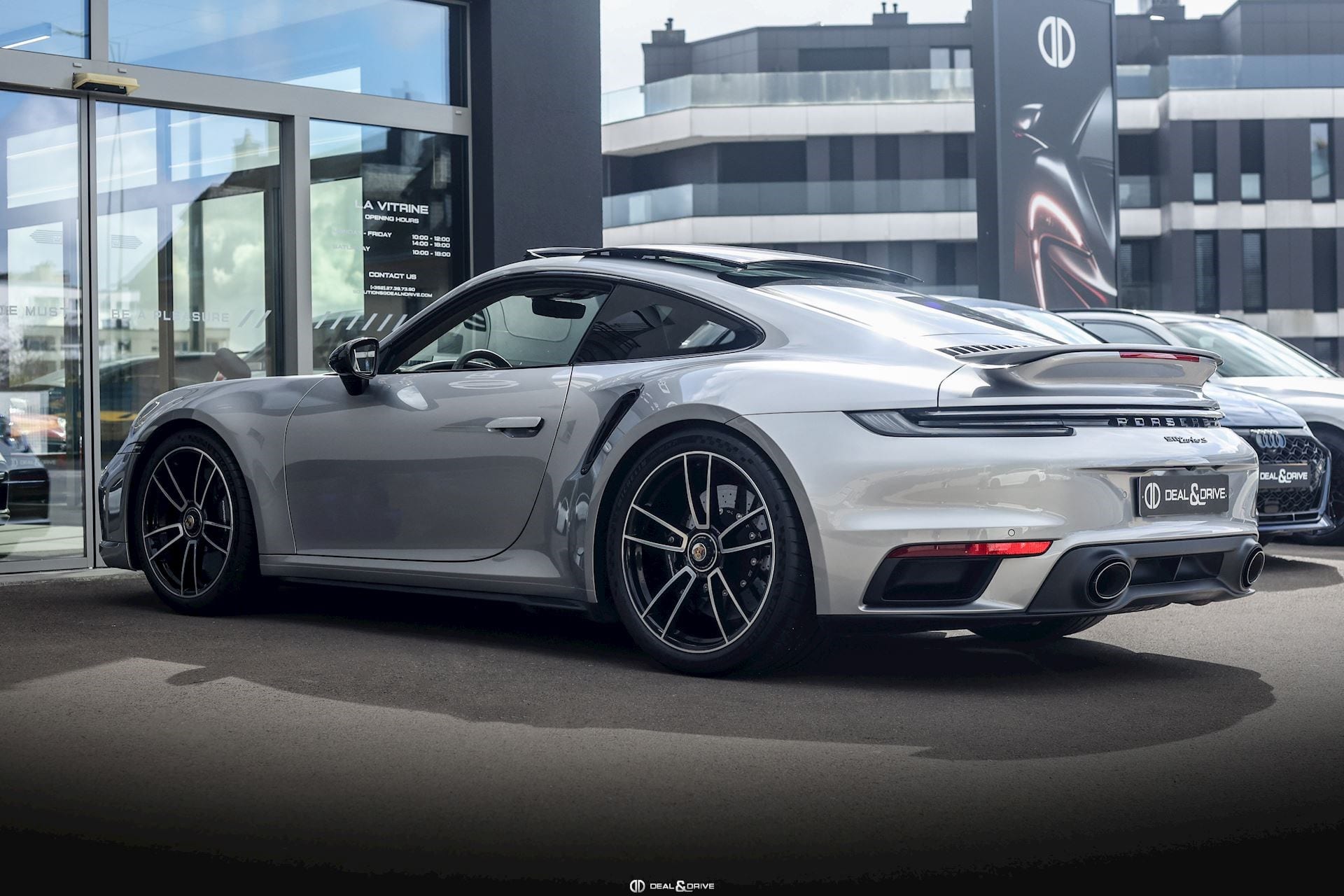 911 (992.1) TURBO S COUPE PDK – GT-SILVER – IMMAT FR. - PORSCHE APPROVED 01/2029 - PPF — photo 9/15