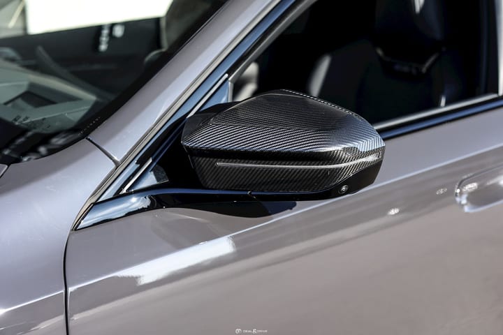 M5 TOURING (G99) 4.4 PHEV (727 CH) – BMW INDIVIDUAL GREY BLACK UNI – PPF – IMMAT FR. - AKRAPOVIC — photo 13/15