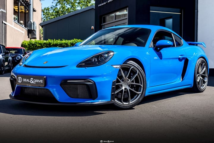 718 CAYMAN GT4 PDK – SHARK BLUE – AKRAPOVIC — photo 1/15