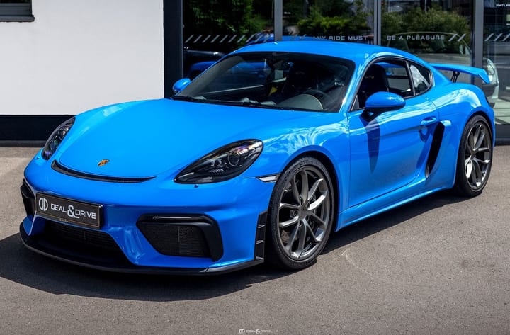 718 CAYMAN GT4 PDK – SHARK BLUE – AKRAPOVIC — photo 6/15
