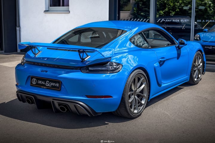 718 CAYMAN GT4 PDK – SHARK BLUE – AKRAPOVIC — photo 7/15