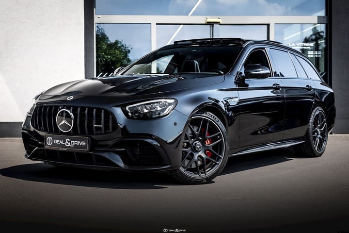 E 63 S AMG 4MATIC+ T-MODELL (612 CH) – PACK CARBONE - OBSIDIAN BLACK METALLIC — photo 1/15