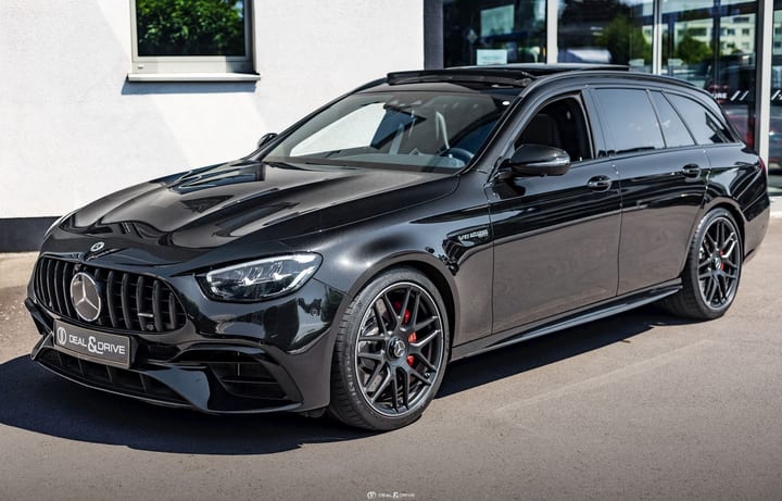 E 63 S AMG 4MATIC+ T-MODELL (612 CH) – PACK CARBONE - OBSIDIAN BLACK METALLIC — photo 7/15