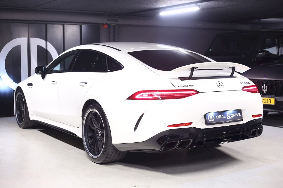 AMG GT 4 PORTES 4.0 V8 63 S 4MATIC+ (639 CH) - DIAMOND WHITE METALLIC DESIGNO — photo 3/15