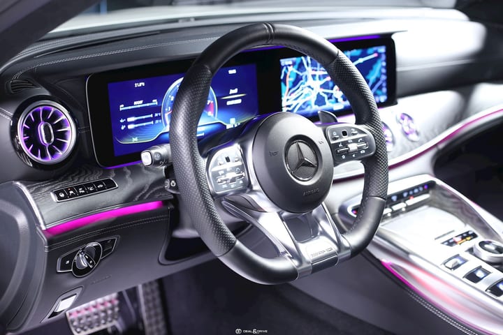 AMG GT 4 PORTES 4.0 V8 63 S 4MATIC+ (639 CH) - DIAMOND WHITE METALLIC DESIGNO — photo 10/15